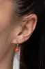 JWL315 - Mushroom Huggie Earrings sold by los angeles apparel