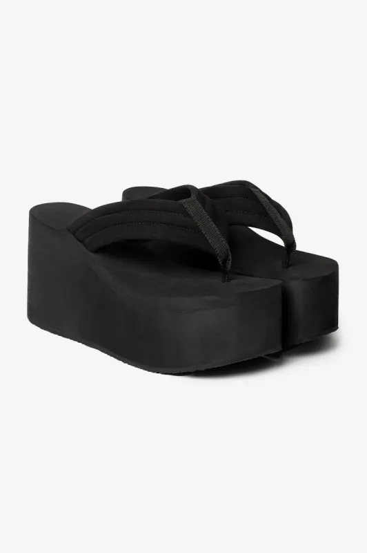 RSHOE01 - Platform Wedge Thong Sandal sold by los angeles apparel