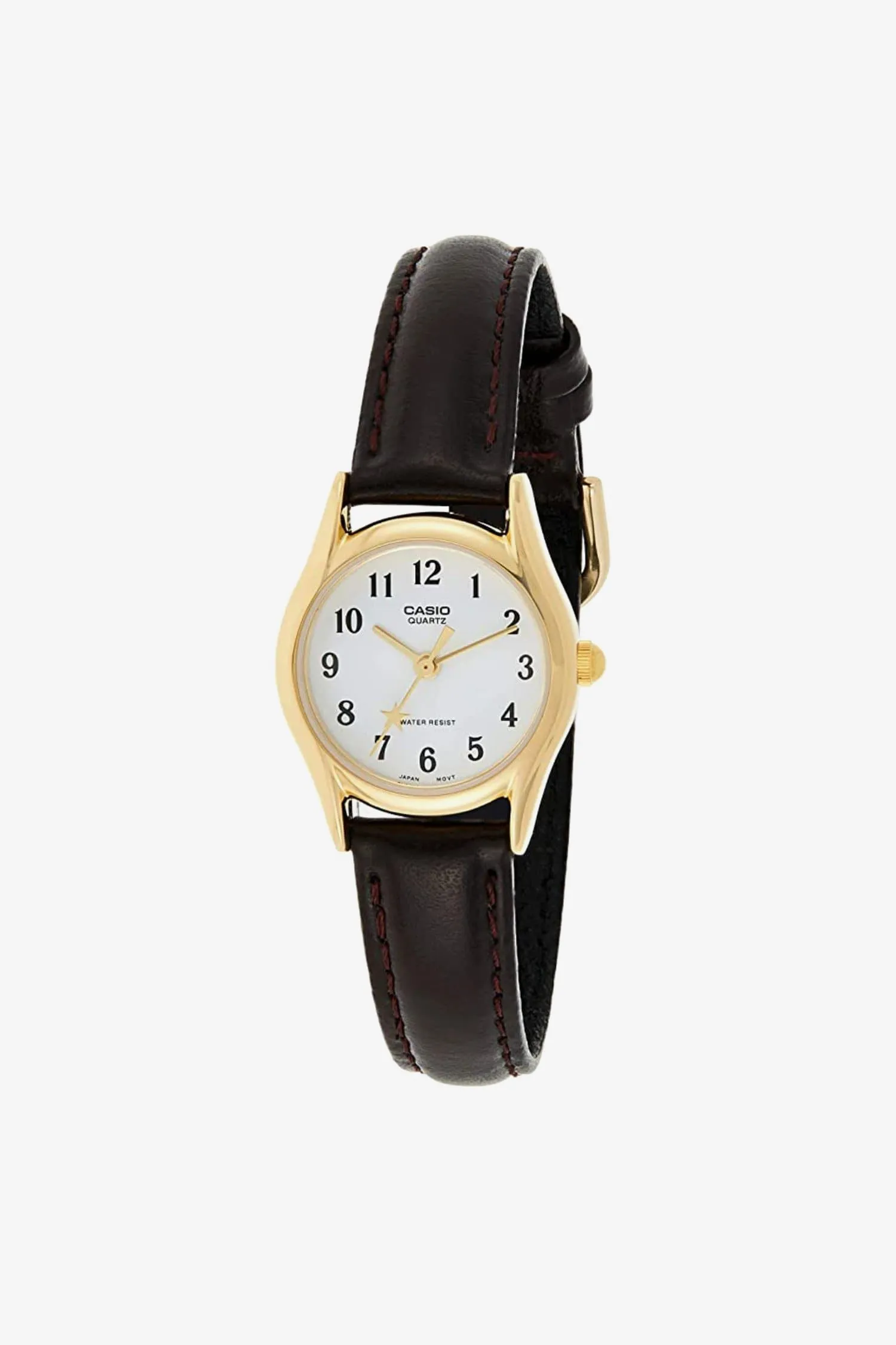 WCHA1094 - Casio Women's Star Leather Watch sold by los angeles apparel