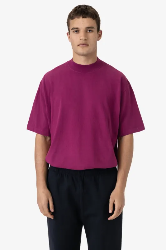 1825GD - Oversized Short Sleeve High Mockneck T-shirt sold by los angeles apparel