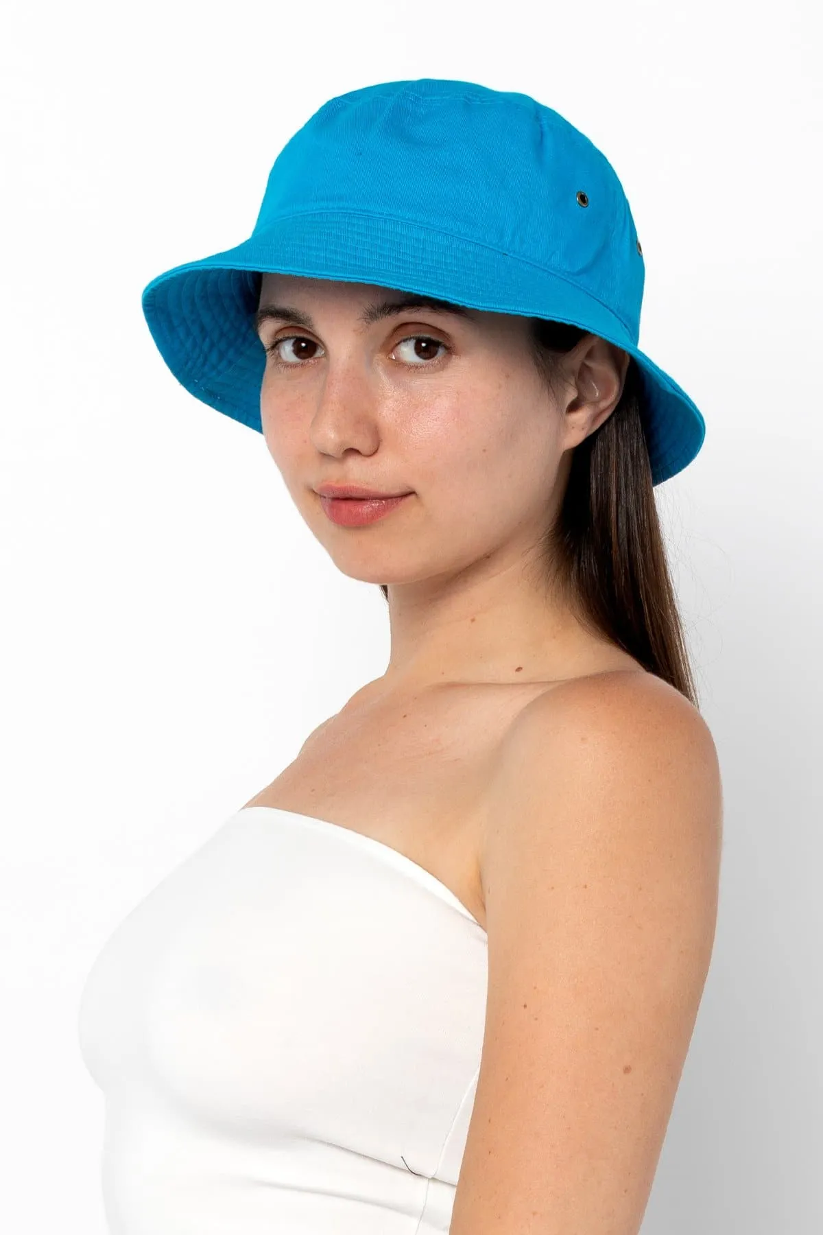 HAT02 - Unisex Cotton Twill Bucket Hat sold by los angeles apparel product image thumbnail 3