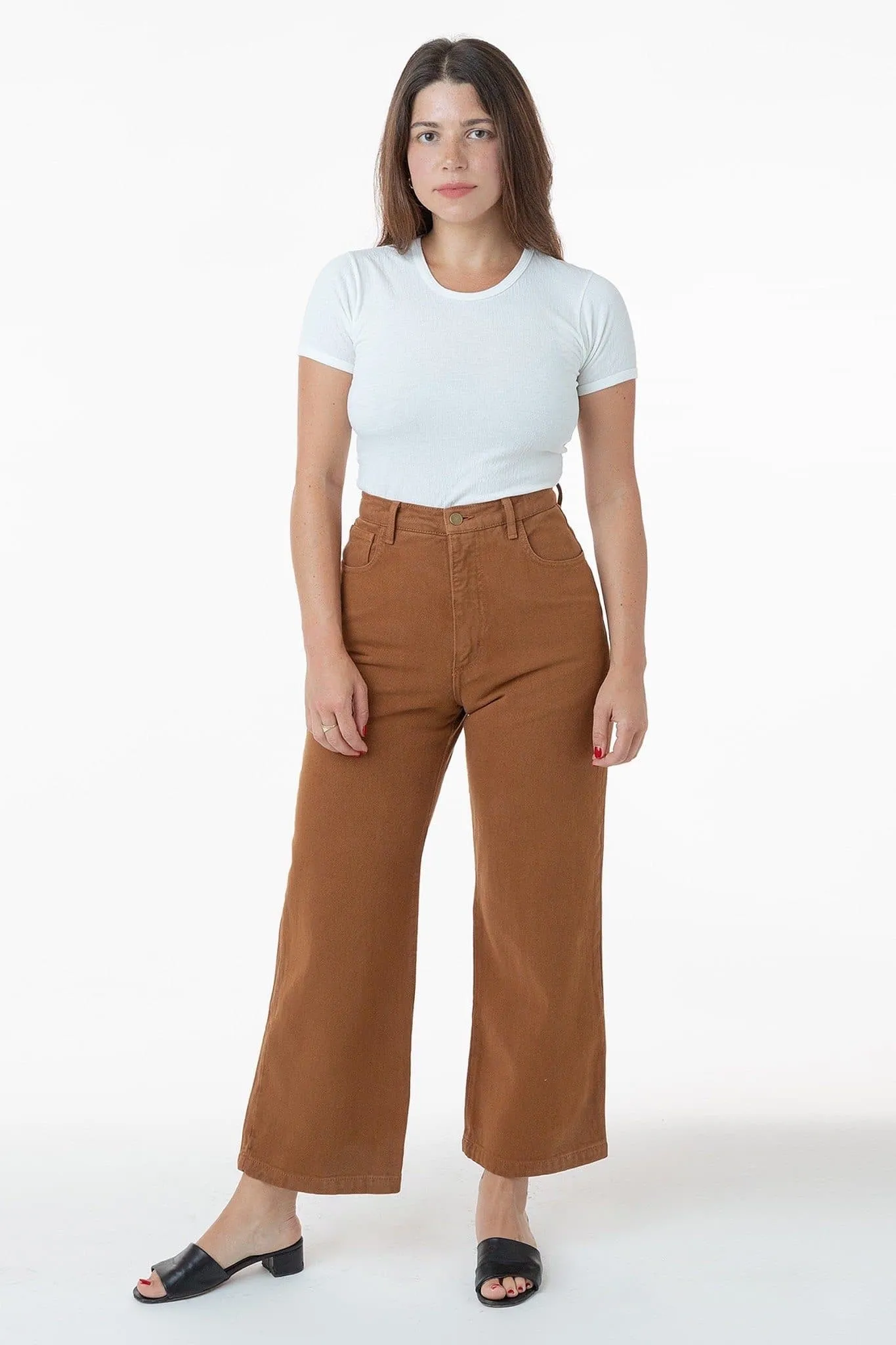 RBDW09GD - High Waisted Wide Leg Jean sold by los angeles apparel