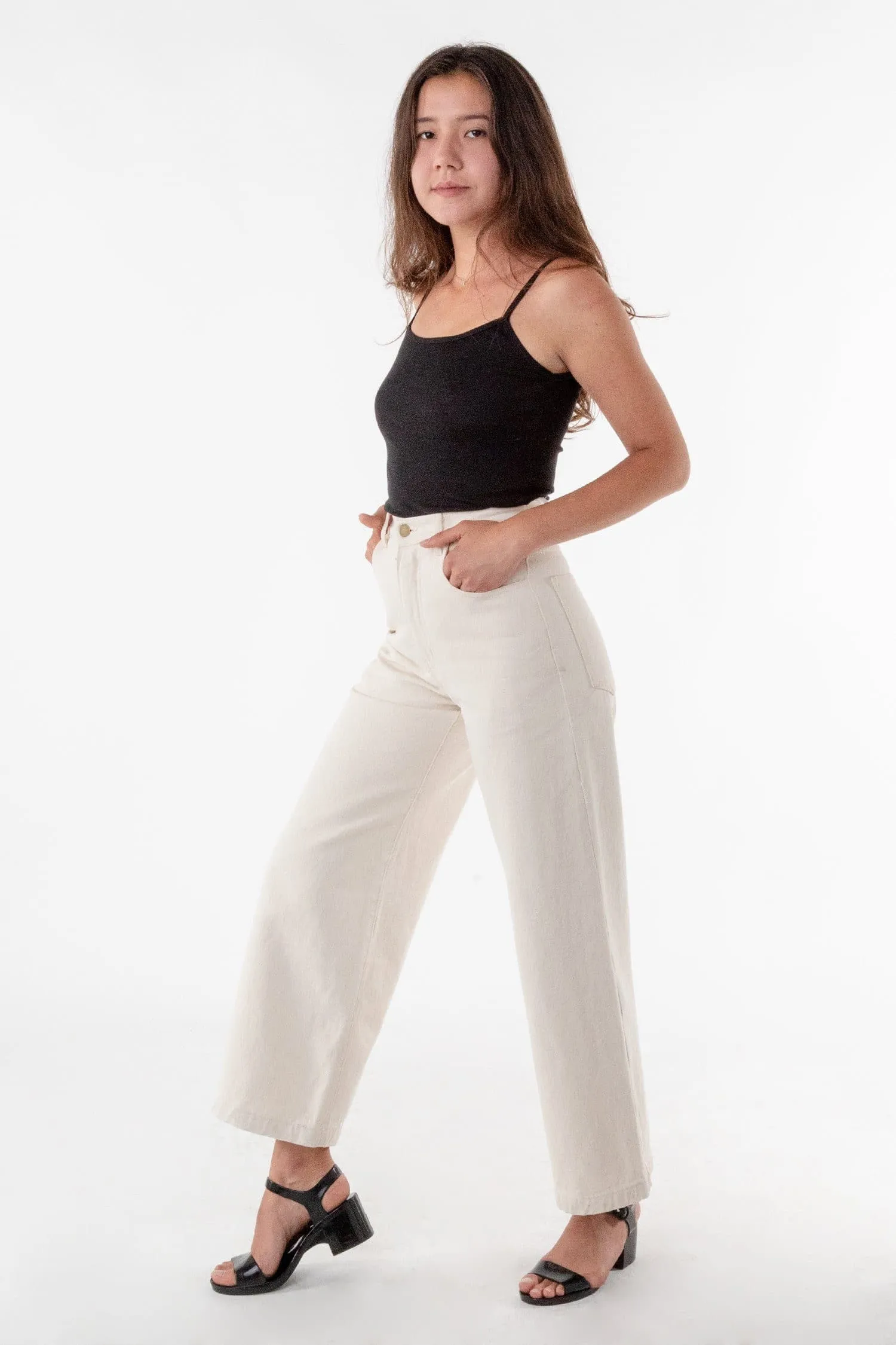 RBDW09GD - High Waisted Wide Leg Jean sold by los angeles apparel product image thumbnail 2