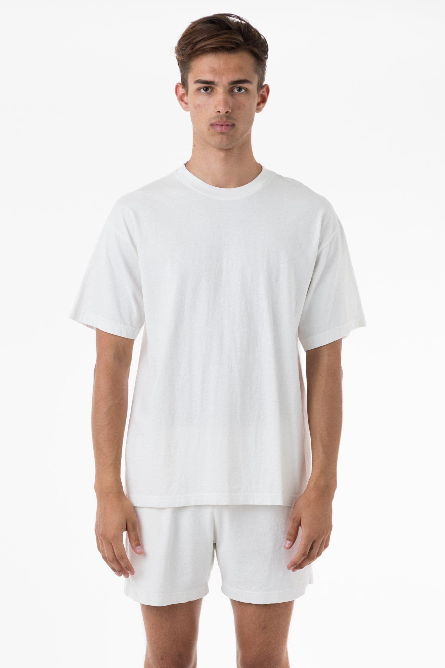 1801GD - 6.5oz Garment Dye Crew Neck T-Shirt (Black) sold by los angeles apparel product image thumbnail 2