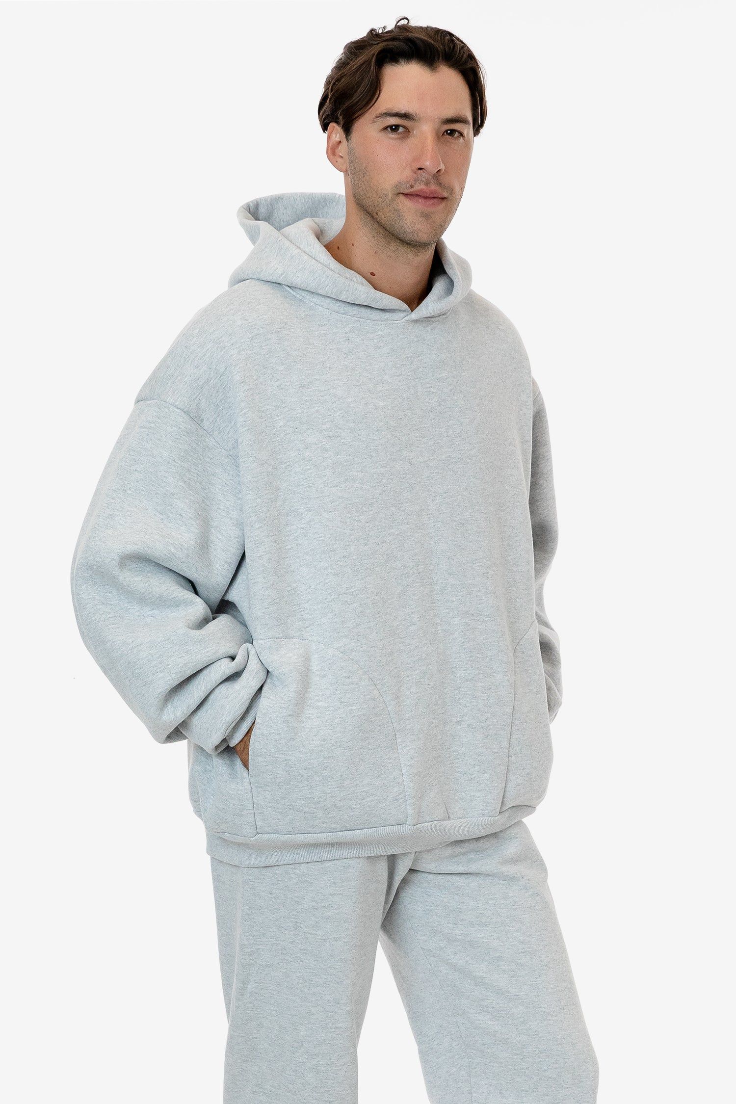 HFX-409 - 14oz. Heavy Fleece Wide Hoodie sold by los angeles apparel