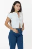 RFK47GD - Cotton Raglan Short Sleeve Cropped Sweater sold by los angeles apparel