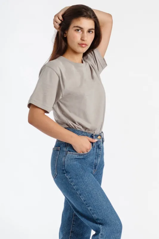 20001 Unisex - Fine Jersey Crew Neck T-Shirt made by los angeles apparel