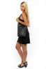 RLH3482 - Woven Leather Slim Tote sold by los angeles apparel