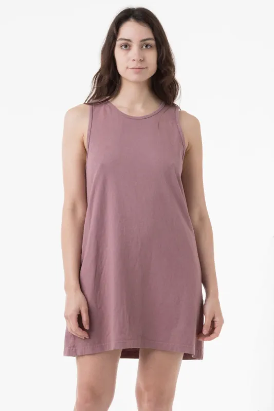 1840GD - Garment Dye Tank Dress sold by los angeles apparel