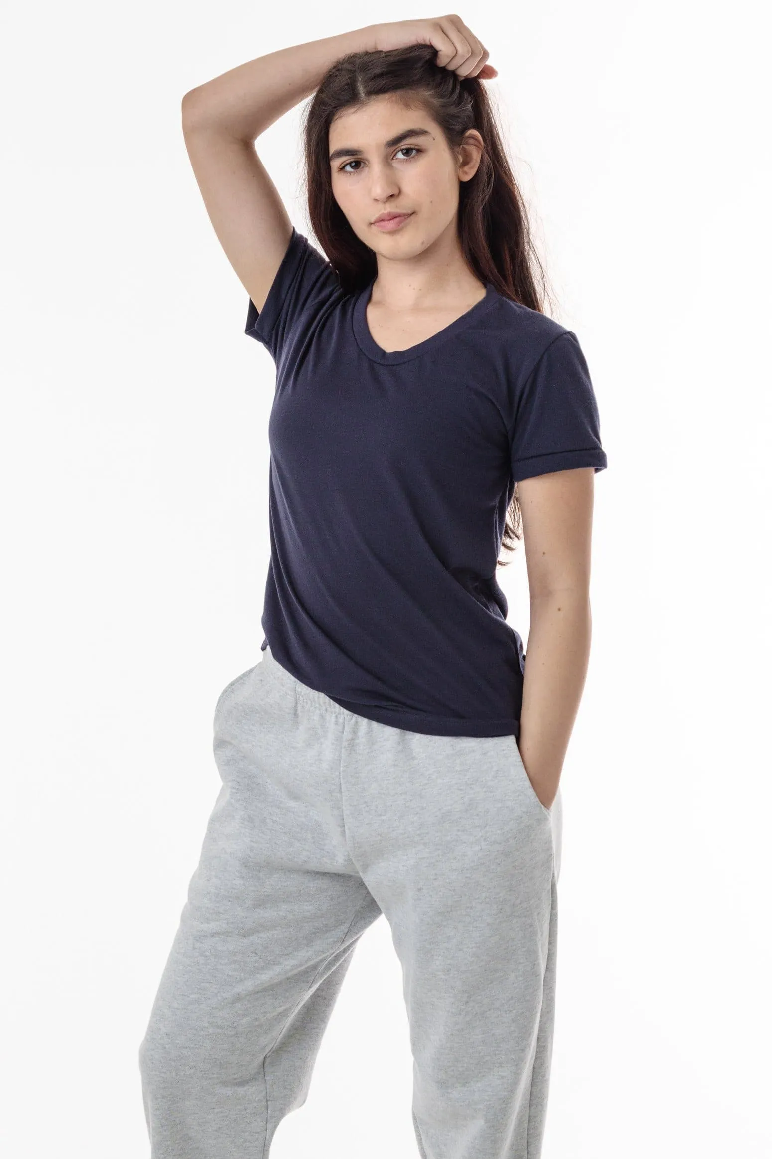 FF3001 - Short Sleeve Cotton-Poly T-Shirt sold by los angeles apparel product image thumbnail 5