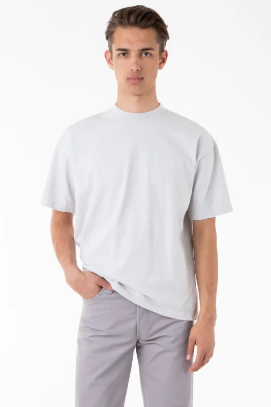 1405GD - Short Sleeve Garment Dye Mockneck T-Shirt sold by los angeles apparel
