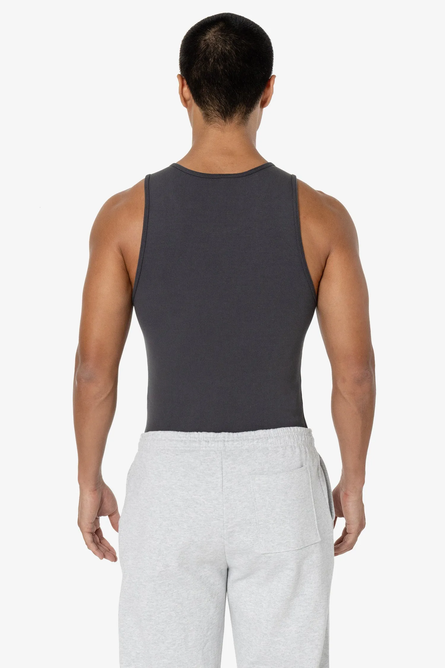 34008GD - 2x1 Cotton Spandex Rib Tank sold by los angeles apparel product image thumbnail 5