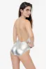 RLA312 - Lamé Halter Bodysuit sold by los angeles apparel