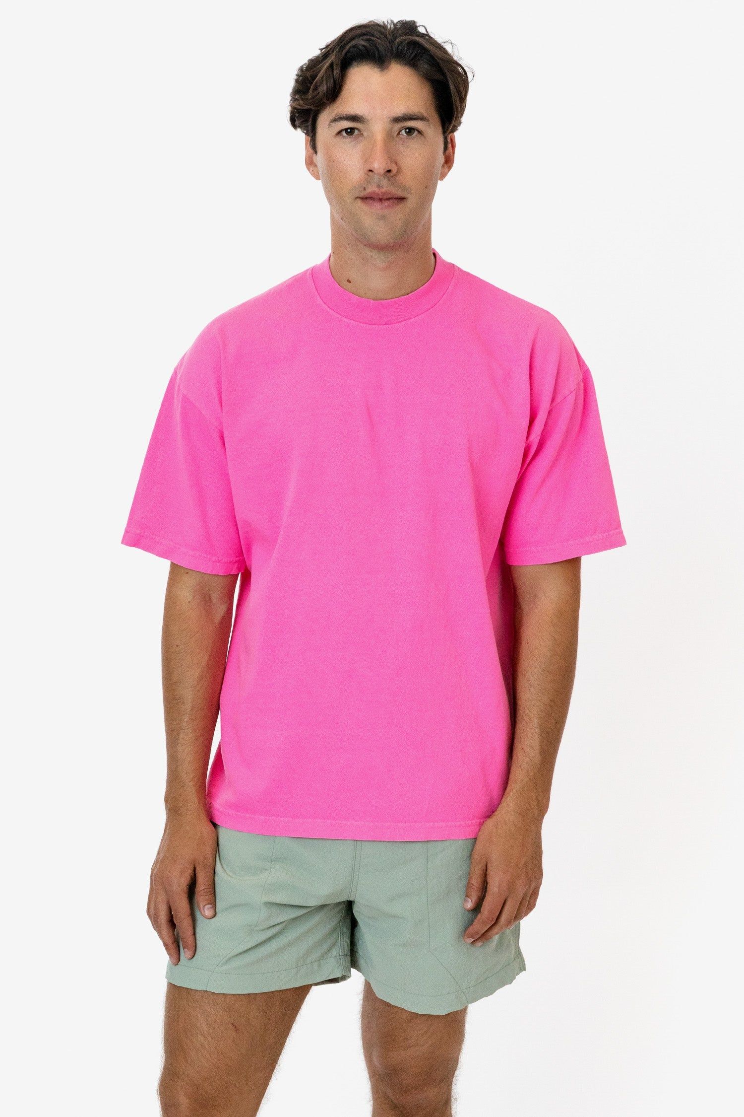 1801NEON - 6.5oz Garment Dye Crew Neck T-Shirt (NEONS) sold by los angeles apparel product image thumbnail 5