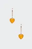 JWLJH - Jelly Heart Drop Earrings sold by los angeles apparel