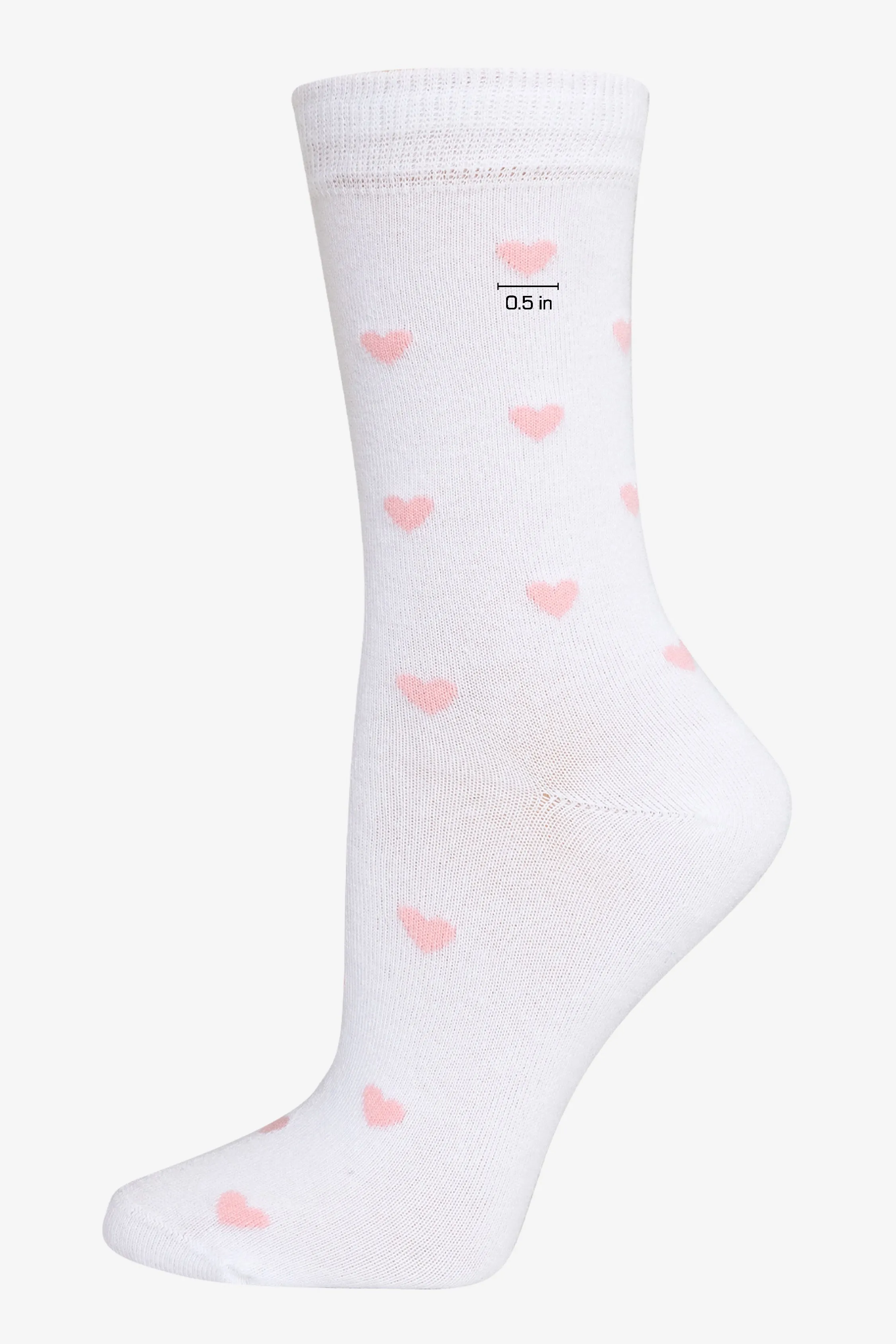 HRTSOCK-4PK - Heart Sock 4 Pack sold by los angeles apparel product image thumbnail 4