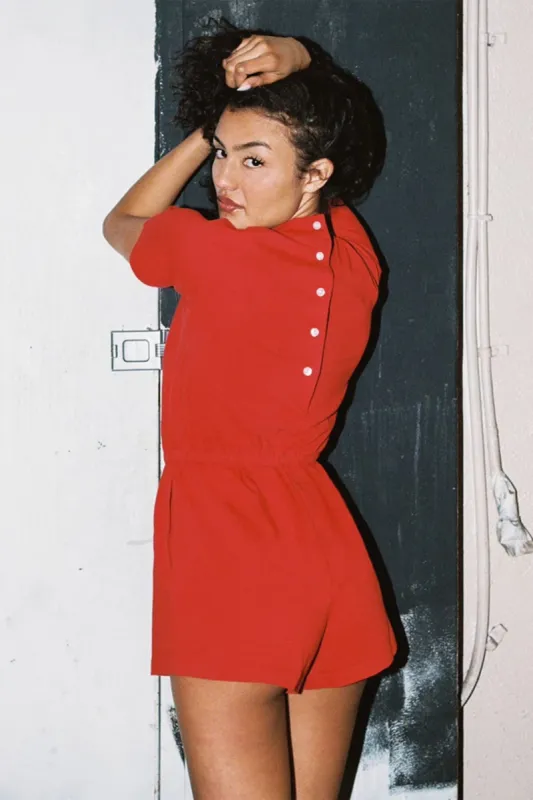 18365GD - Garment Dye T-Shirt Romper sold by los angeles apparel