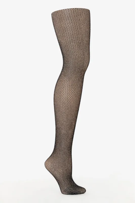 RN-PHFNL - Lurex Fishnet Tights made by los angeles apparel