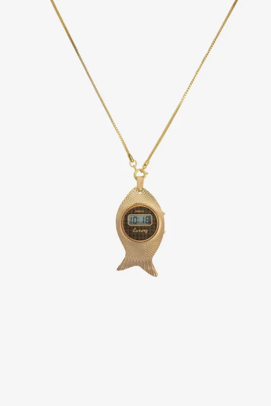NCKWCH4 - Necklace Fish Watch sold by los angeles apparel
