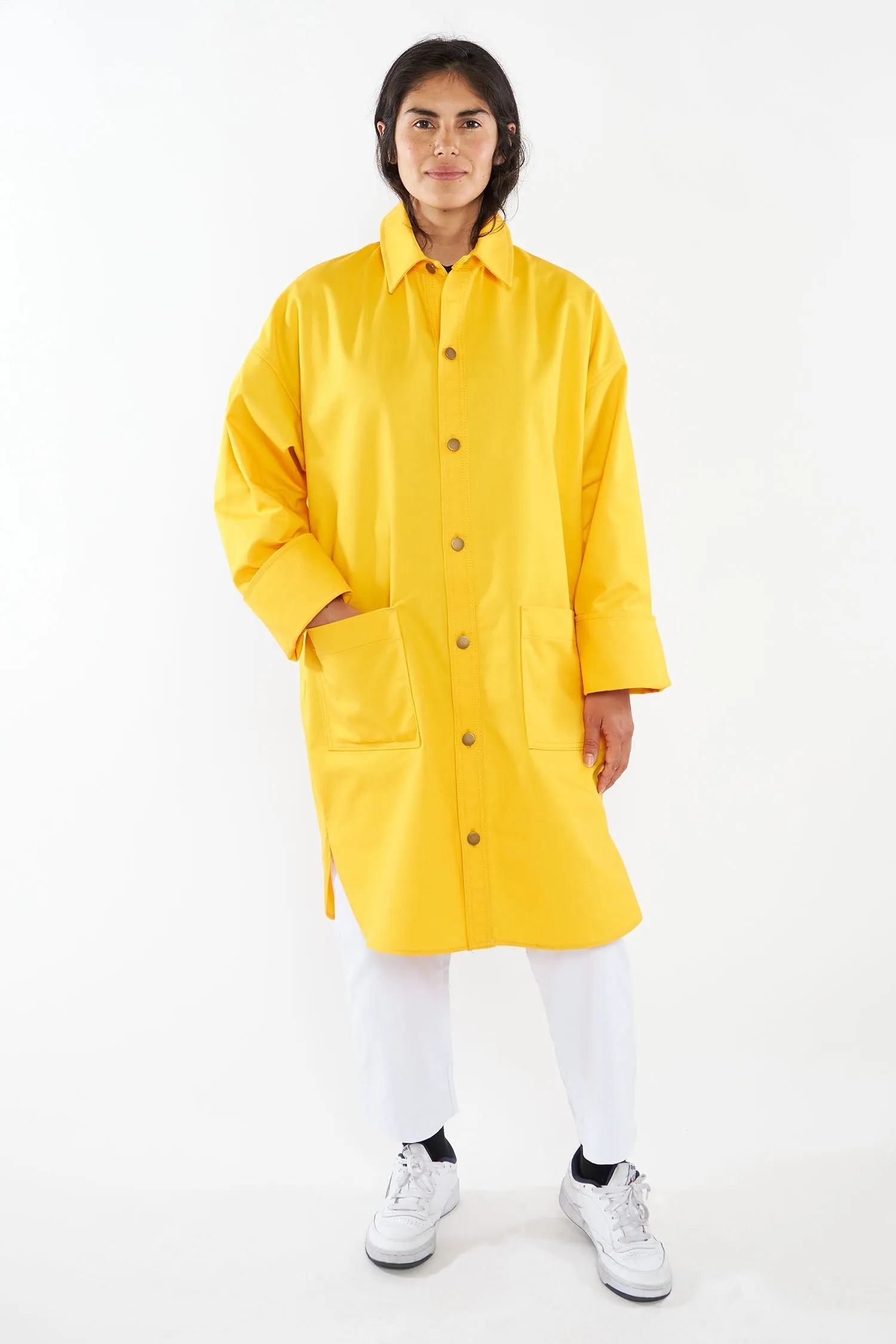 RTWL12 - Unisex Twill Mid Length Lab Coat sold by los angeles apparel product image thumbnail 3