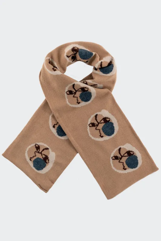 JQSCARF23 - Moon Face Scarf sold by los angeles apparel
