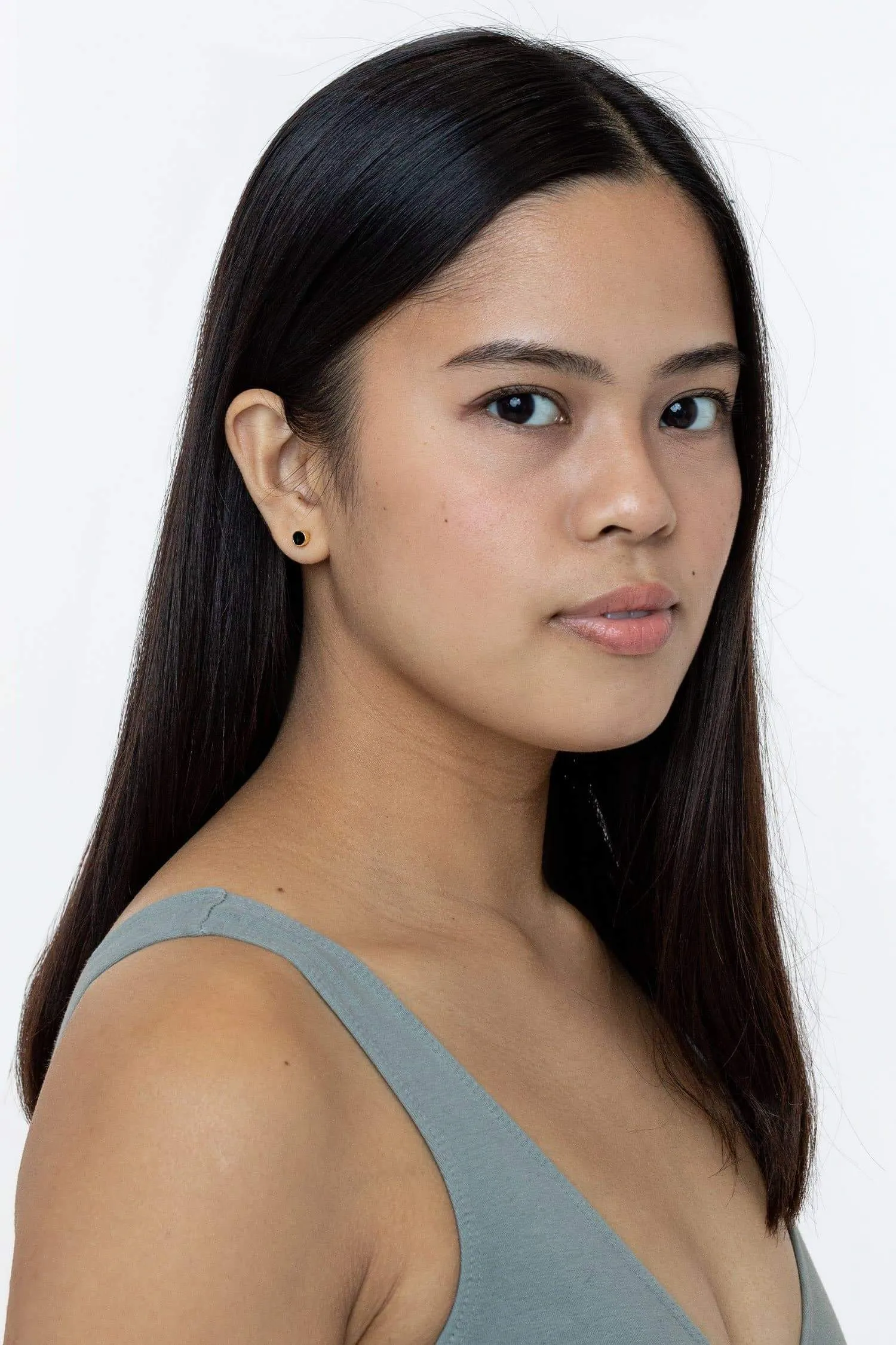 EARES35 - 3.5mm Enamel Stud Earrings sold by los angeles apparel product image thumbnail 2