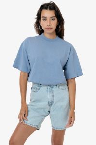 1801GD Mix - 6.5oz Garment Dye Pastel Crew Neck T-Shirt sold by los angeles apparel