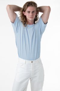 1801GD Mix - 6.5oz Garment Dye Pastel Crew Neck T-Shirt sold by los angeles apparel