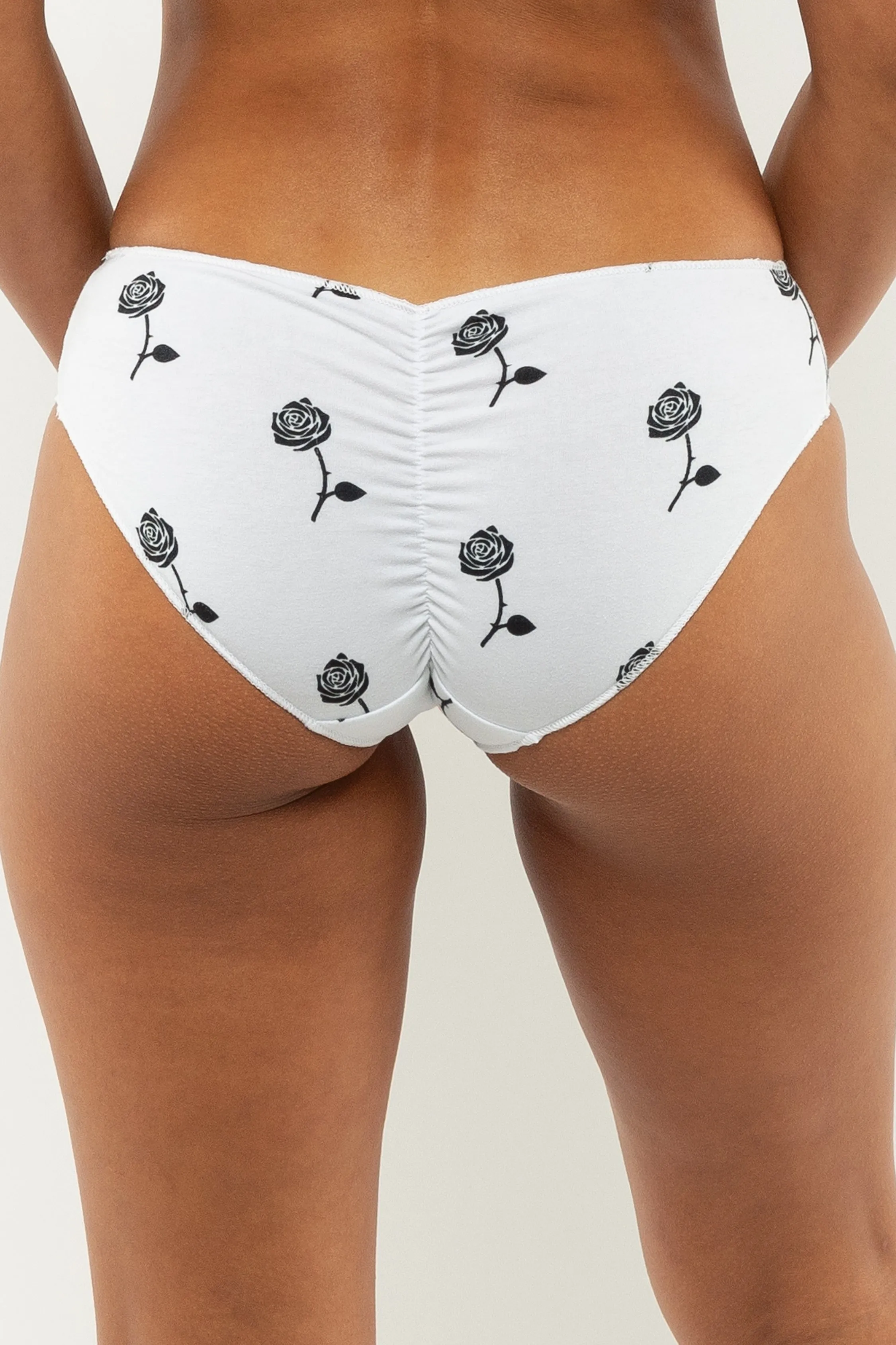 83008P - Printed Ruched Back Panty sold by los angeles apparel