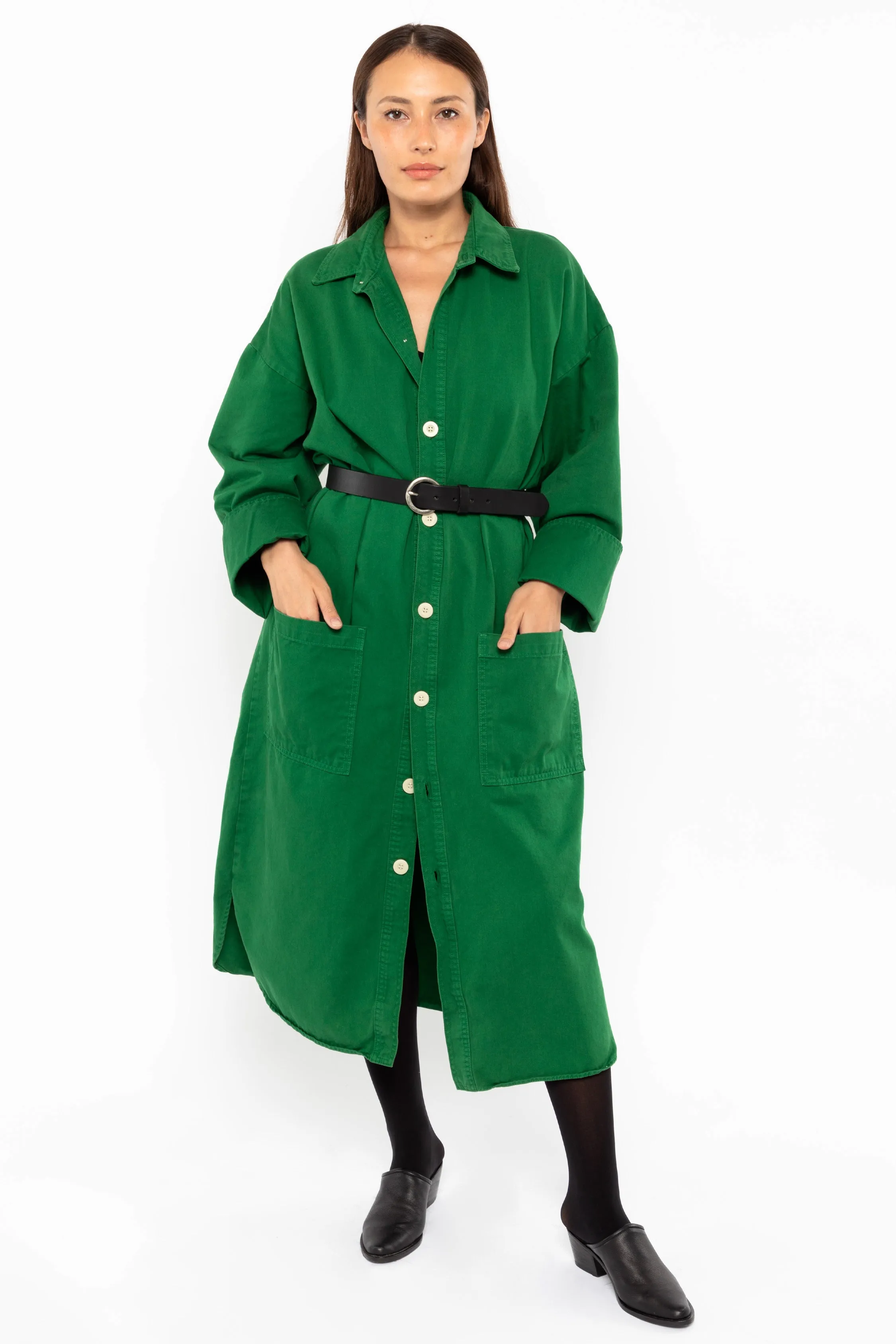 RSALBT03 - Unisex Round Buckle Leather Belt sold by los angeles apparel product image thumbnail 3