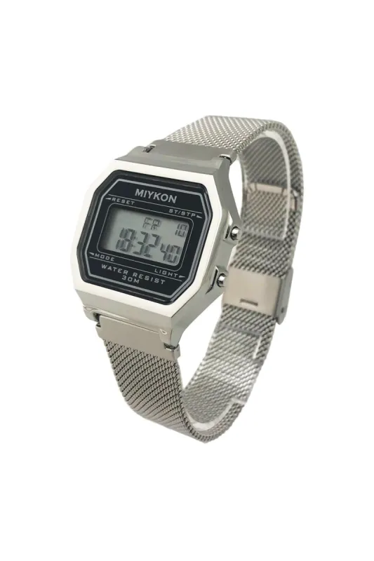 WCHDM60 - Miykon Men’s Mesh Band Watch made by los angeles apparel