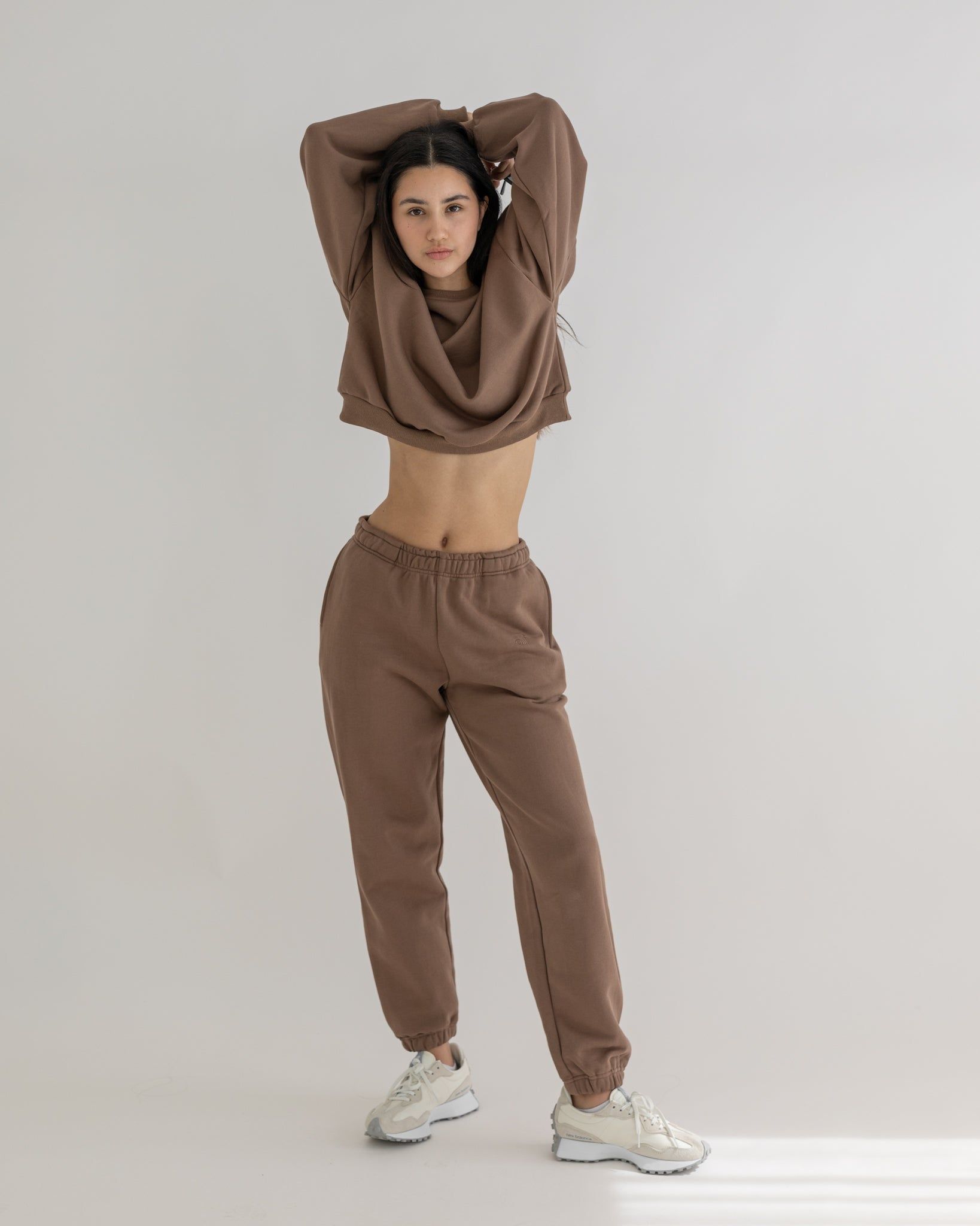 cotton logo joggers sold by Kindly