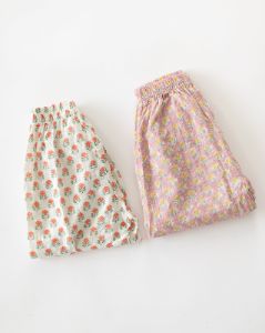 flower wide pant sold by Kindly
