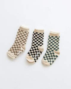 checker board socks sold by Kindly