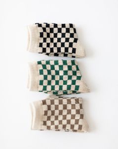 checker board socks sold by Kindly
