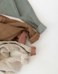 chunky knit cardigan sold by Kindly