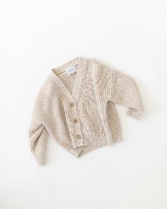 chunky knit cardigan sold by Kindly