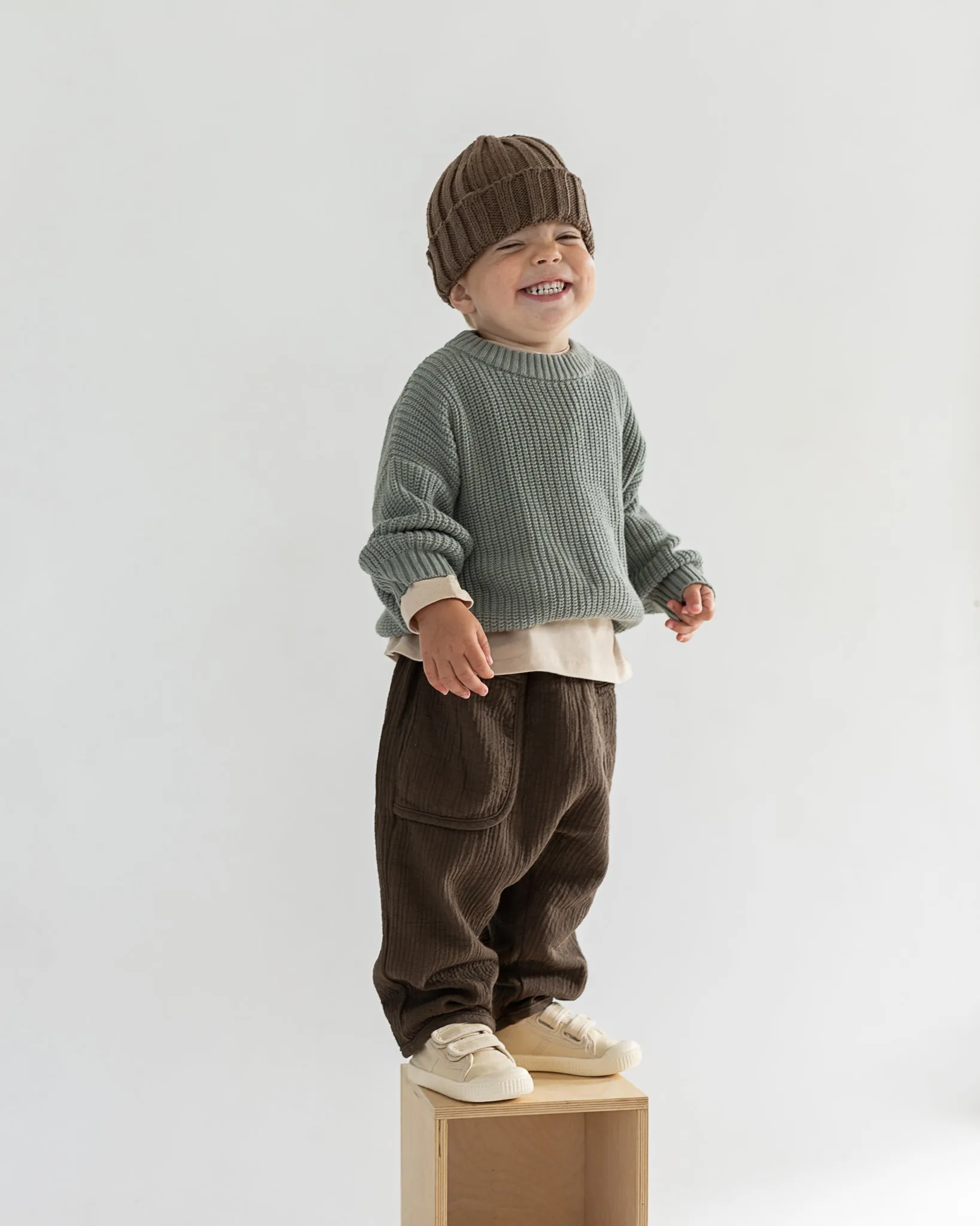 chunky knit pullover sold by Kindly product image thumbnail 3