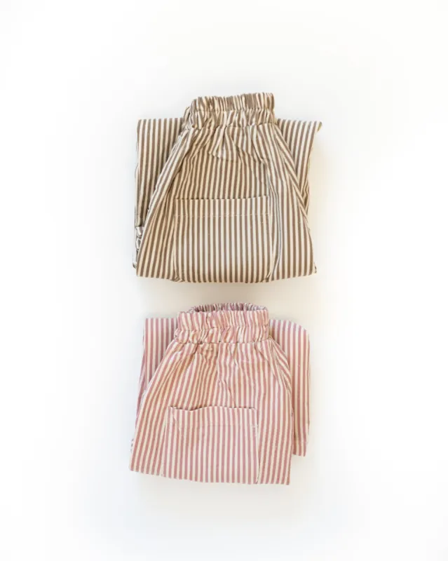 candy stripe pants sold by Kindly