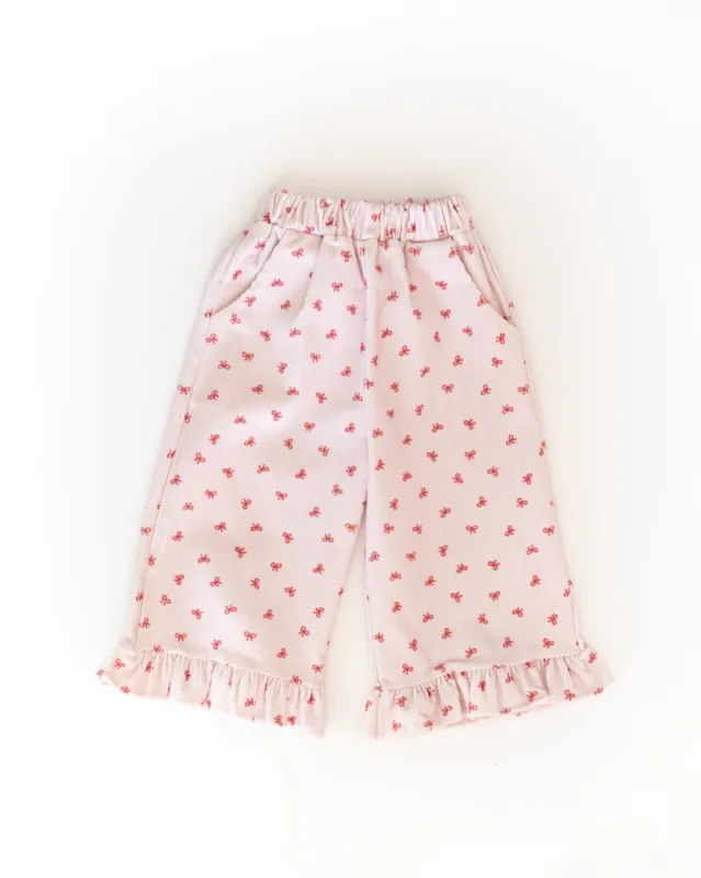 frill bow pants sold by Kindly