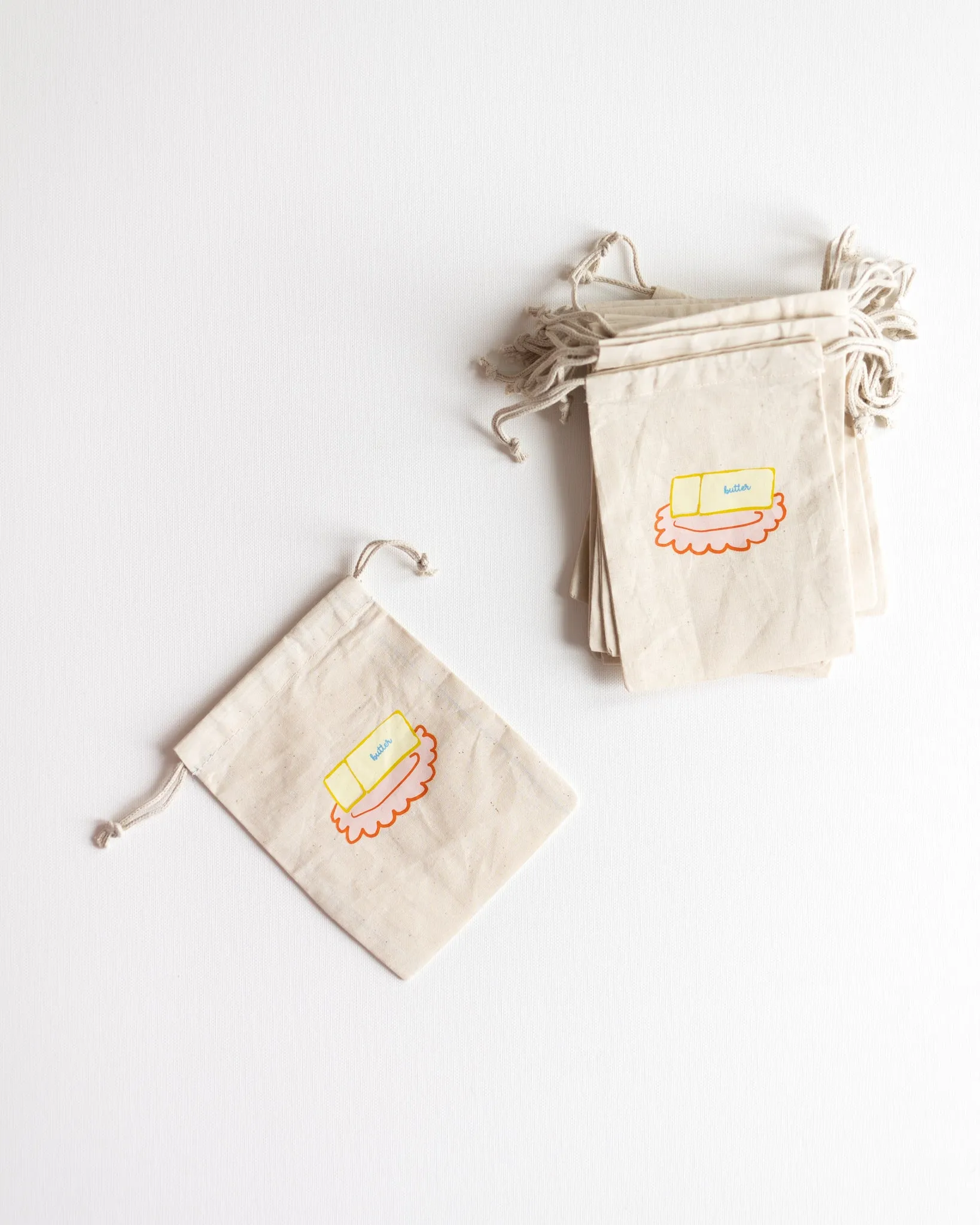 butter drawstring bag sold by Kindly product image thumbnail 3