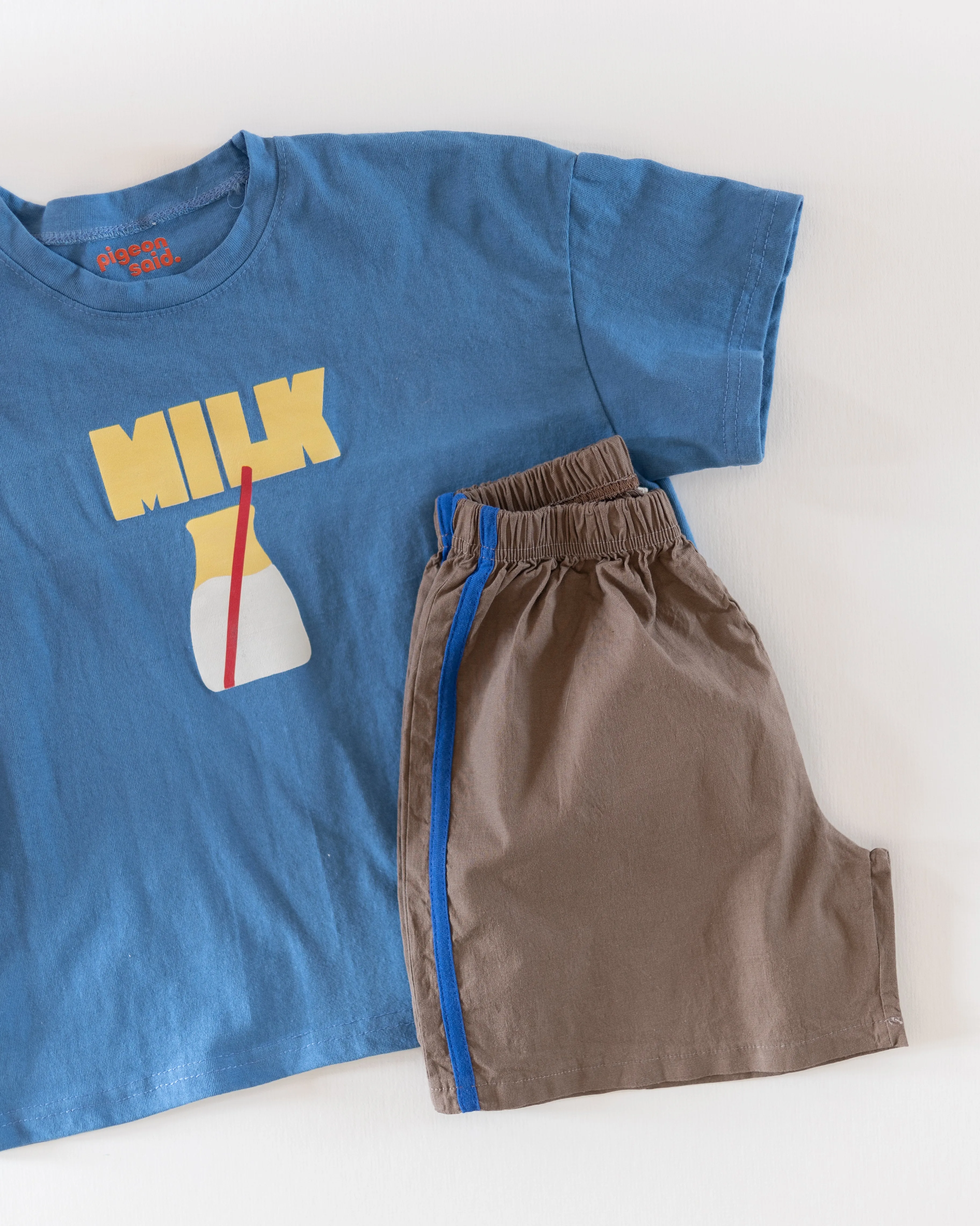 blue milk tee sold by Kindly product image thumbnail 3