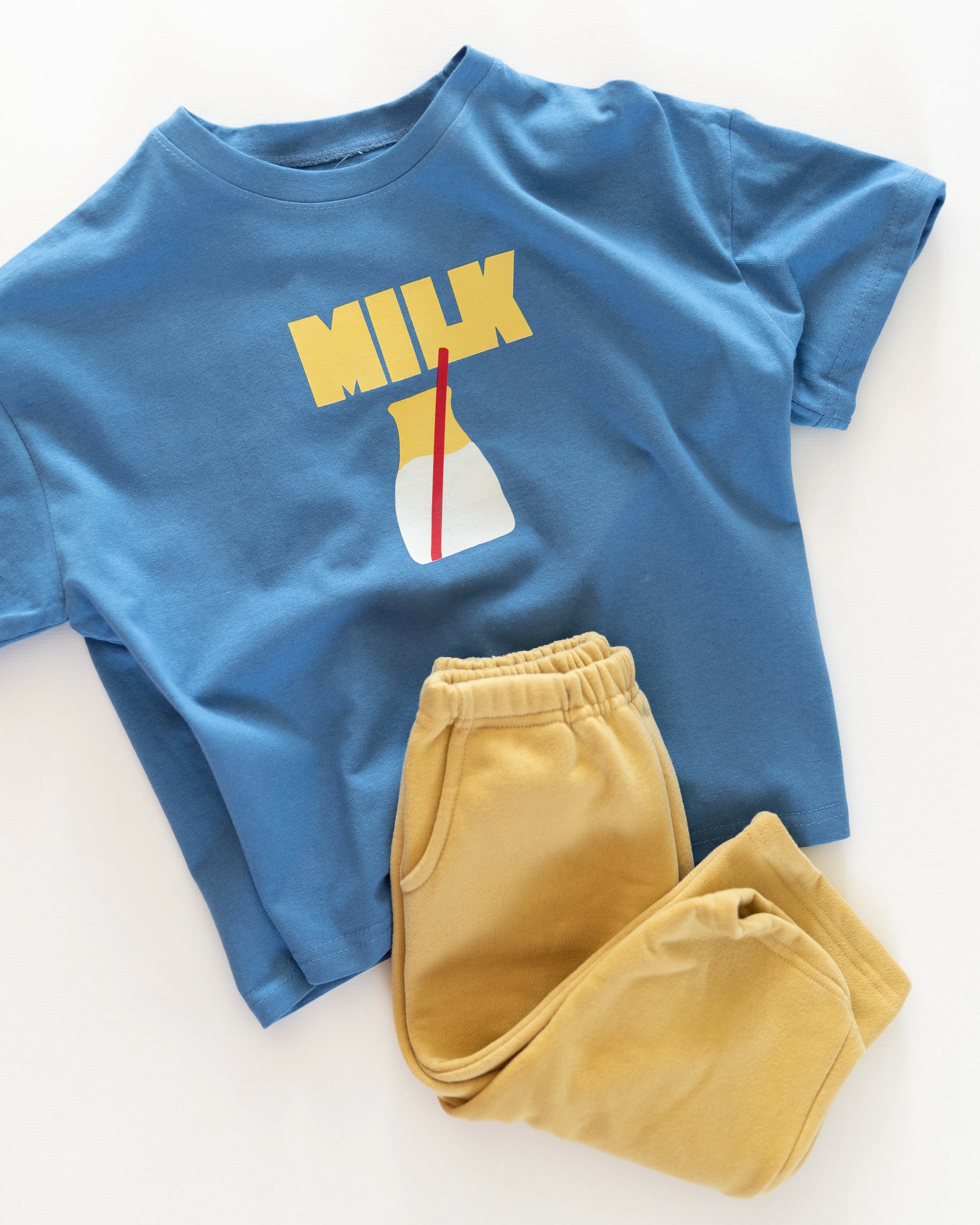 blue milk tee sold by Kindly product image thumbnail 5