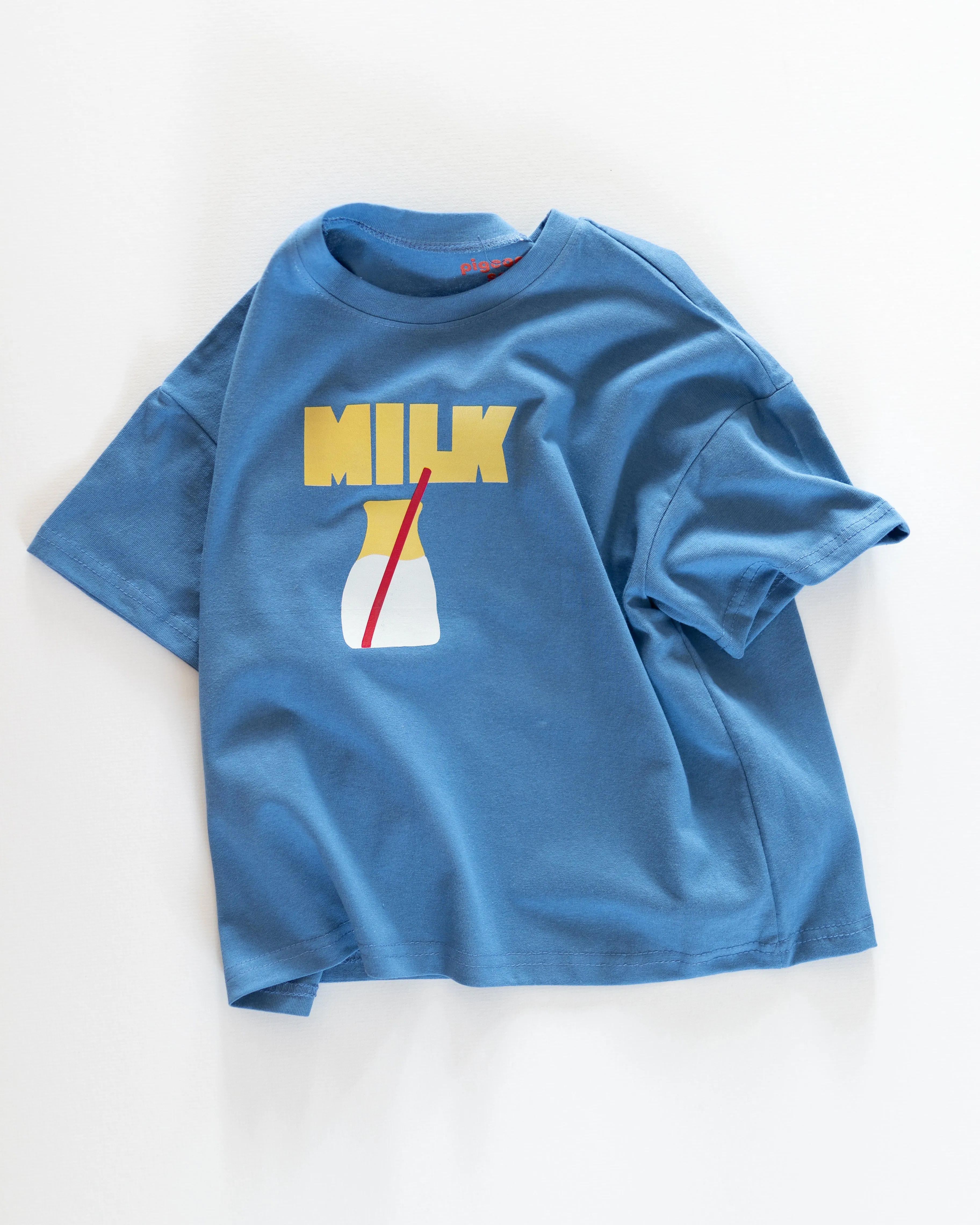 blue milk tee sold by Kindly product image thumbnail 2