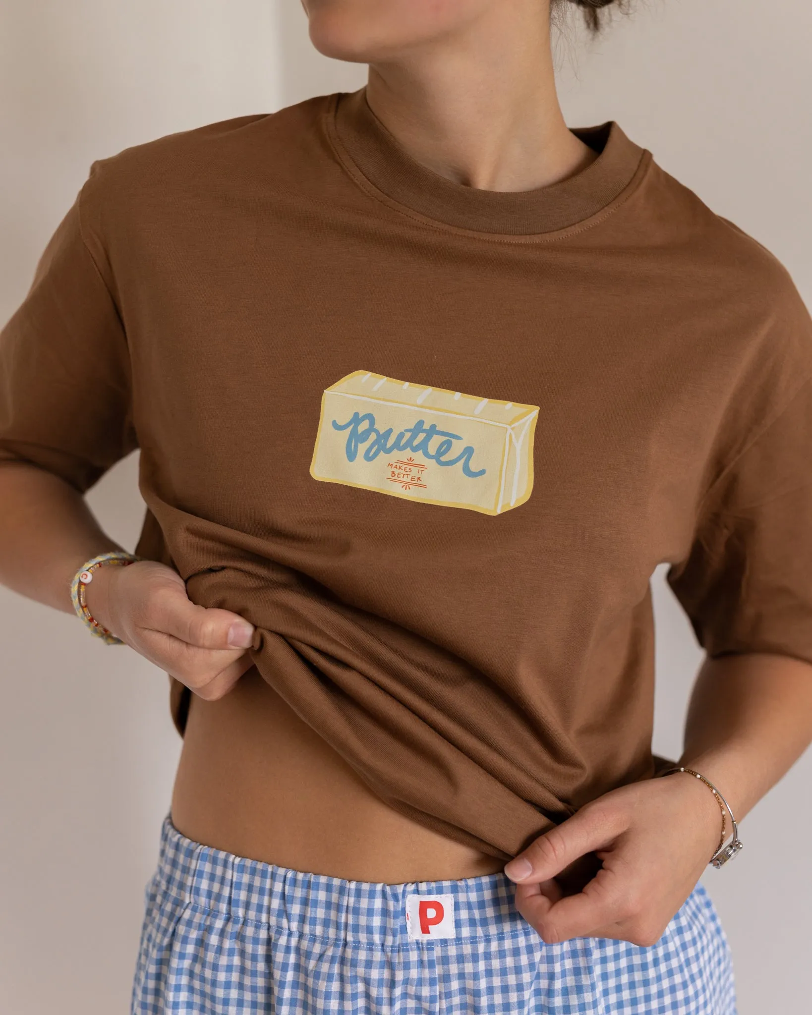 womans butter stick tee sold by Kindly product image thumbnail 3