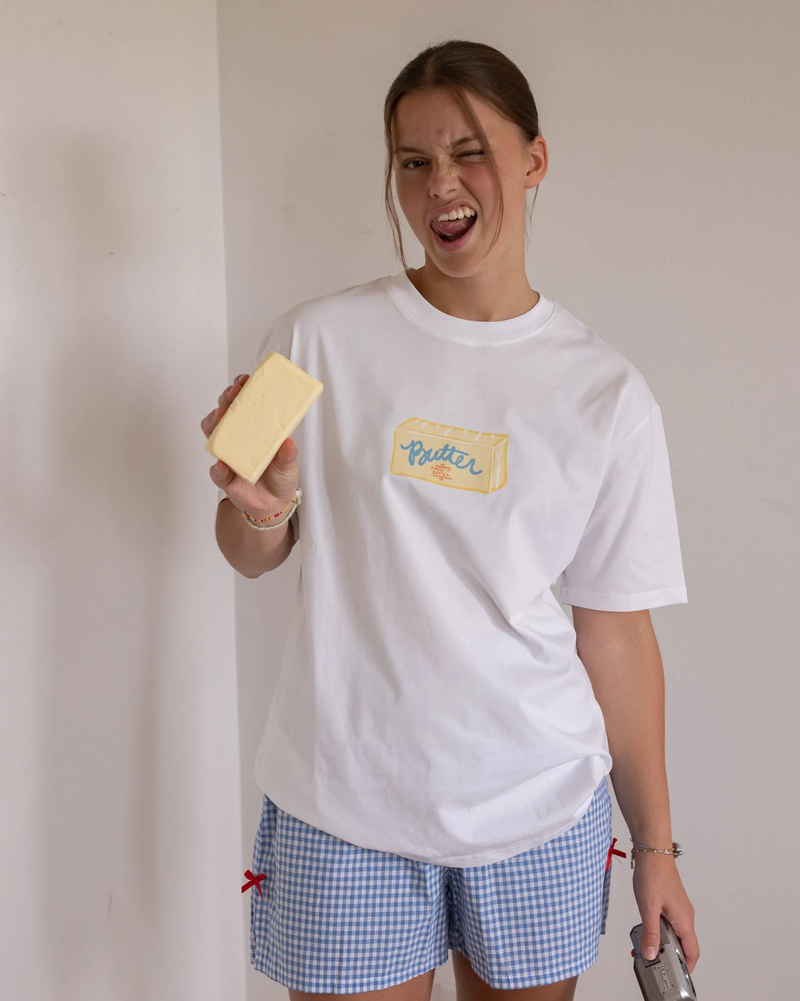 womans butter stick tee sold by Kindly product image thumbnail 5