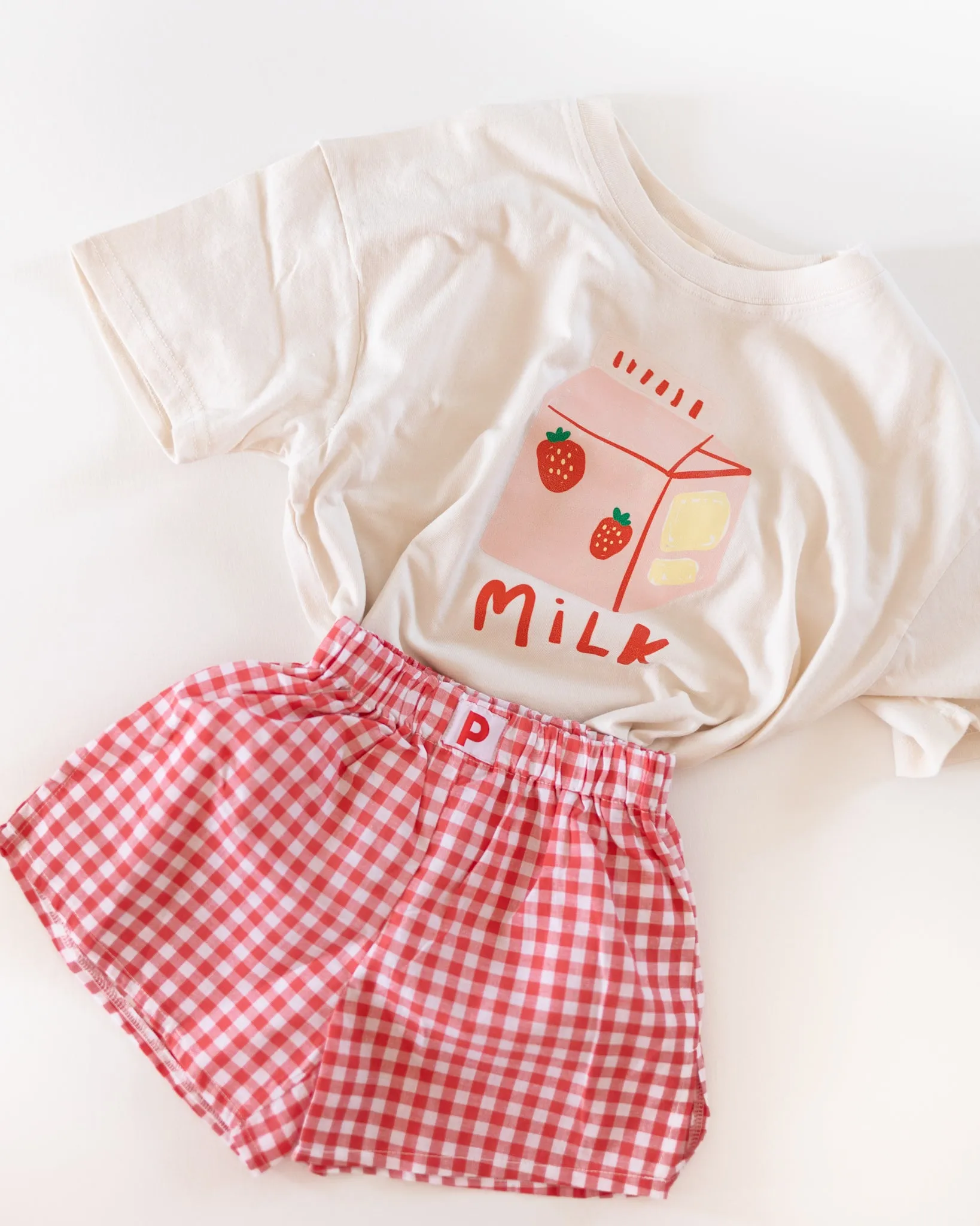 strawberry milk tee sold by Kindly product image thumbnail 5