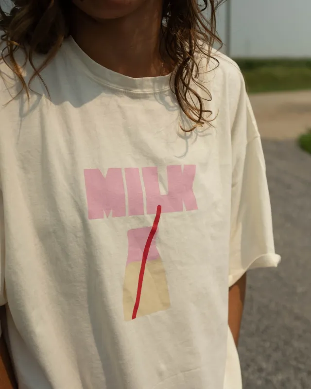 mom's pink milk tee sold by Kindly