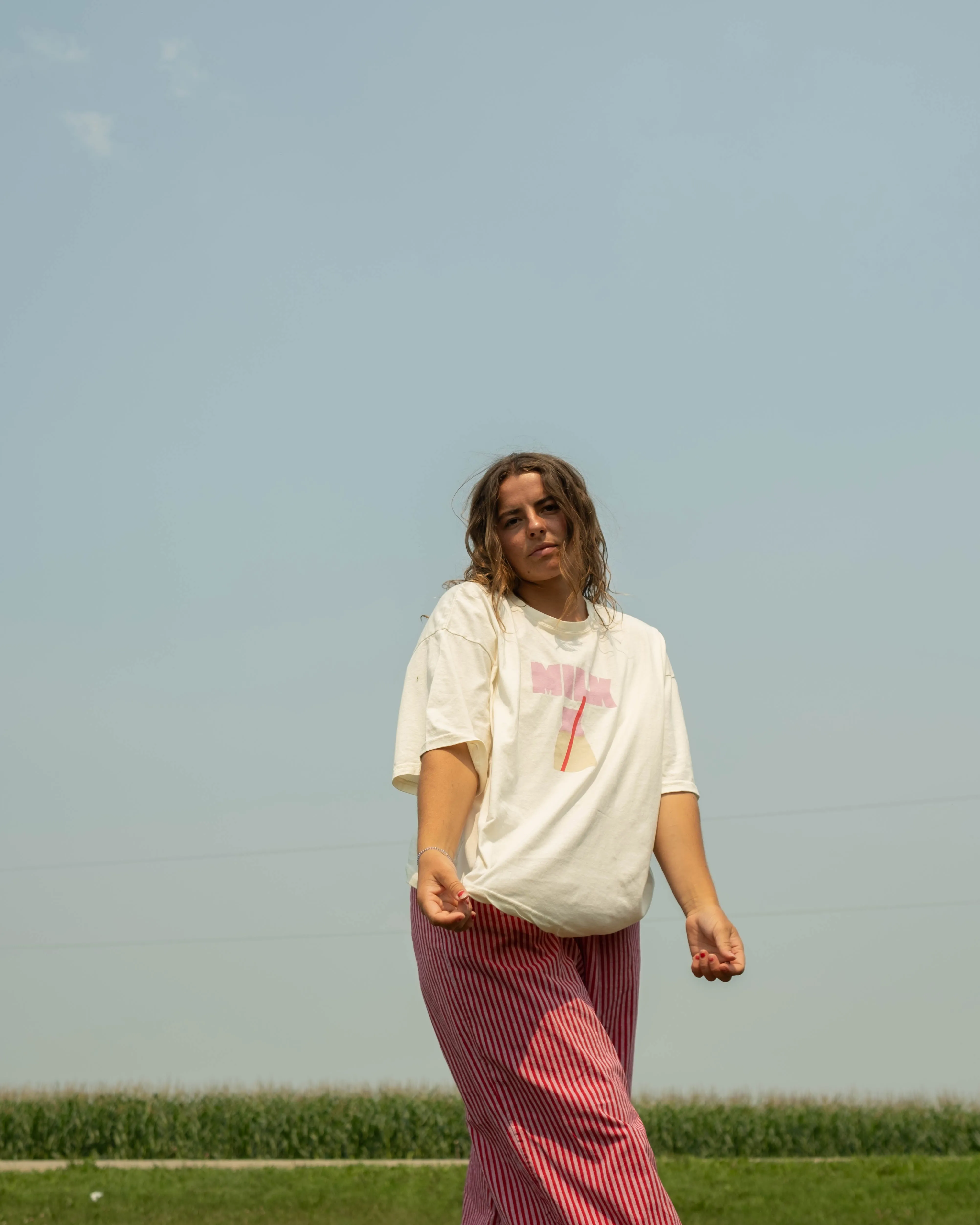 mom's pink milk tee sold by Kindly product image thumbnail 3