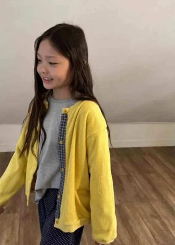 terry cardigan sold by Kindly